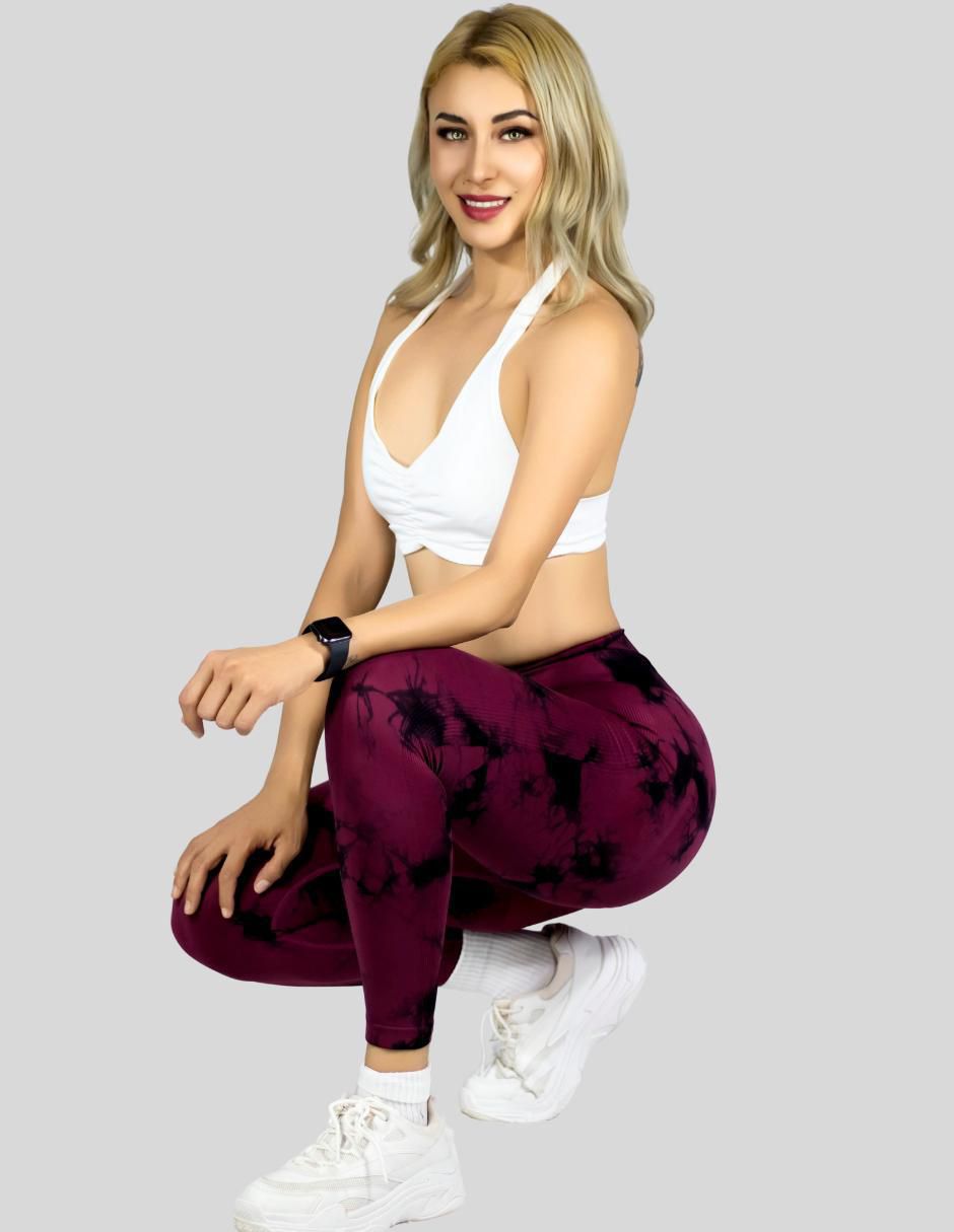 Legging cintura alta con elástico para mujer 3