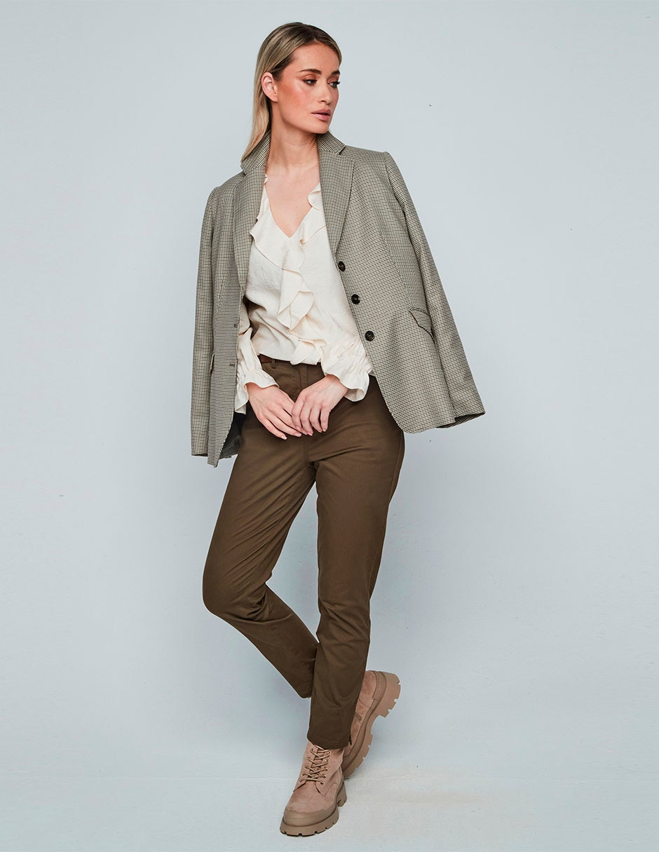 Pantalón chino straight para mujer 3