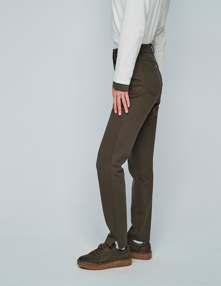 Pantalón chino straight para mujer 4