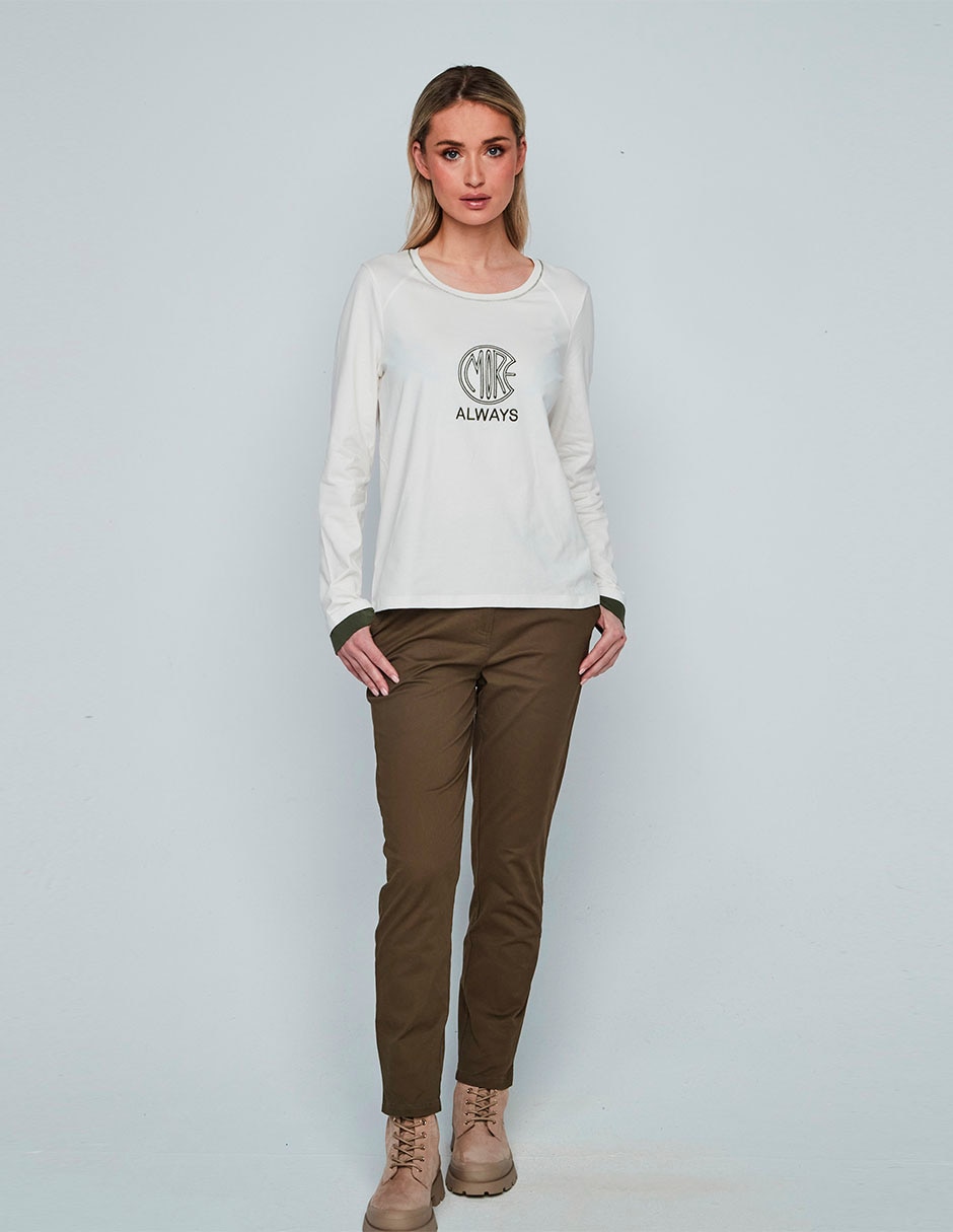Blusa manga larga para mujer 2