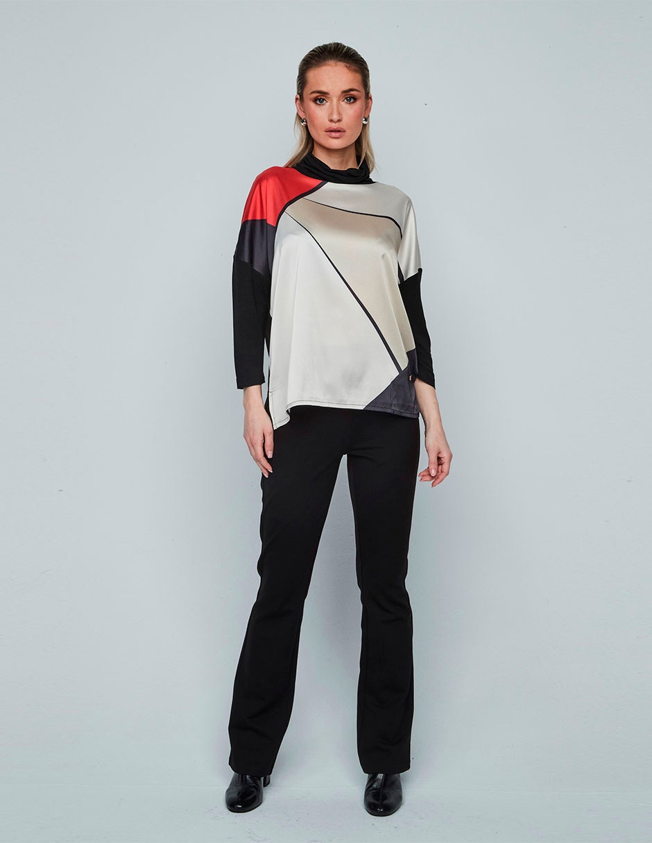 Blusa manga 3/4 para mujer 4