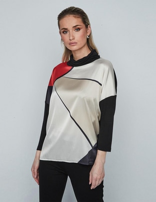 Blusa manga 3/4 para mujer 1