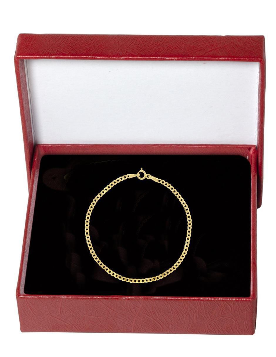 Pulsera de oro 10 K acabado pulido 4