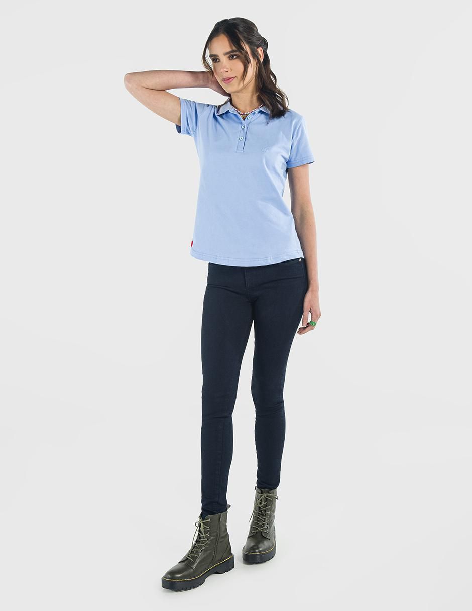 Playera tipo polo para mujer 6