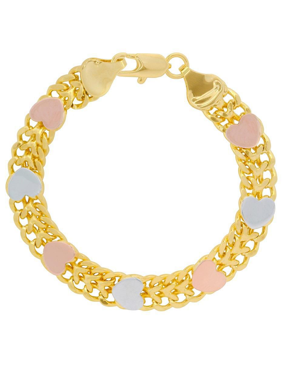 Pulsera 18 K acabado chapa de oro Pulsera 18 K acabado chapa de oro