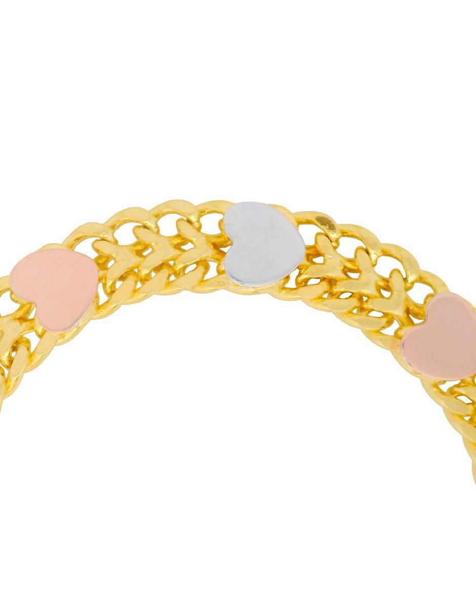 Pulsera 18 K acabado chapa de oro 3