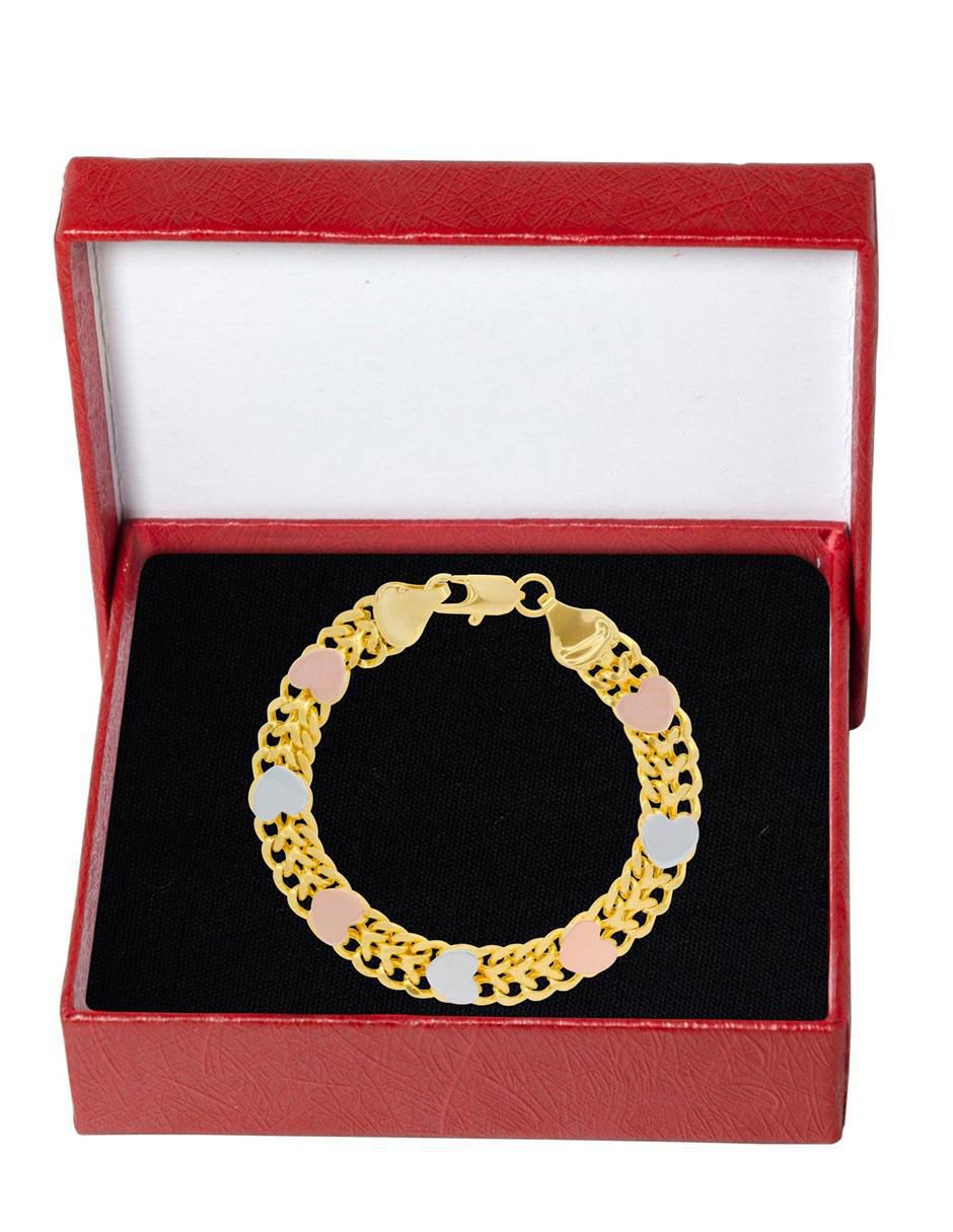 Pulsera 18 K acabado chapa de oro 4