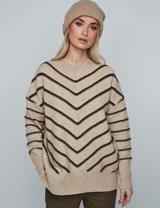 Suéter cuello redondo para mujer 1