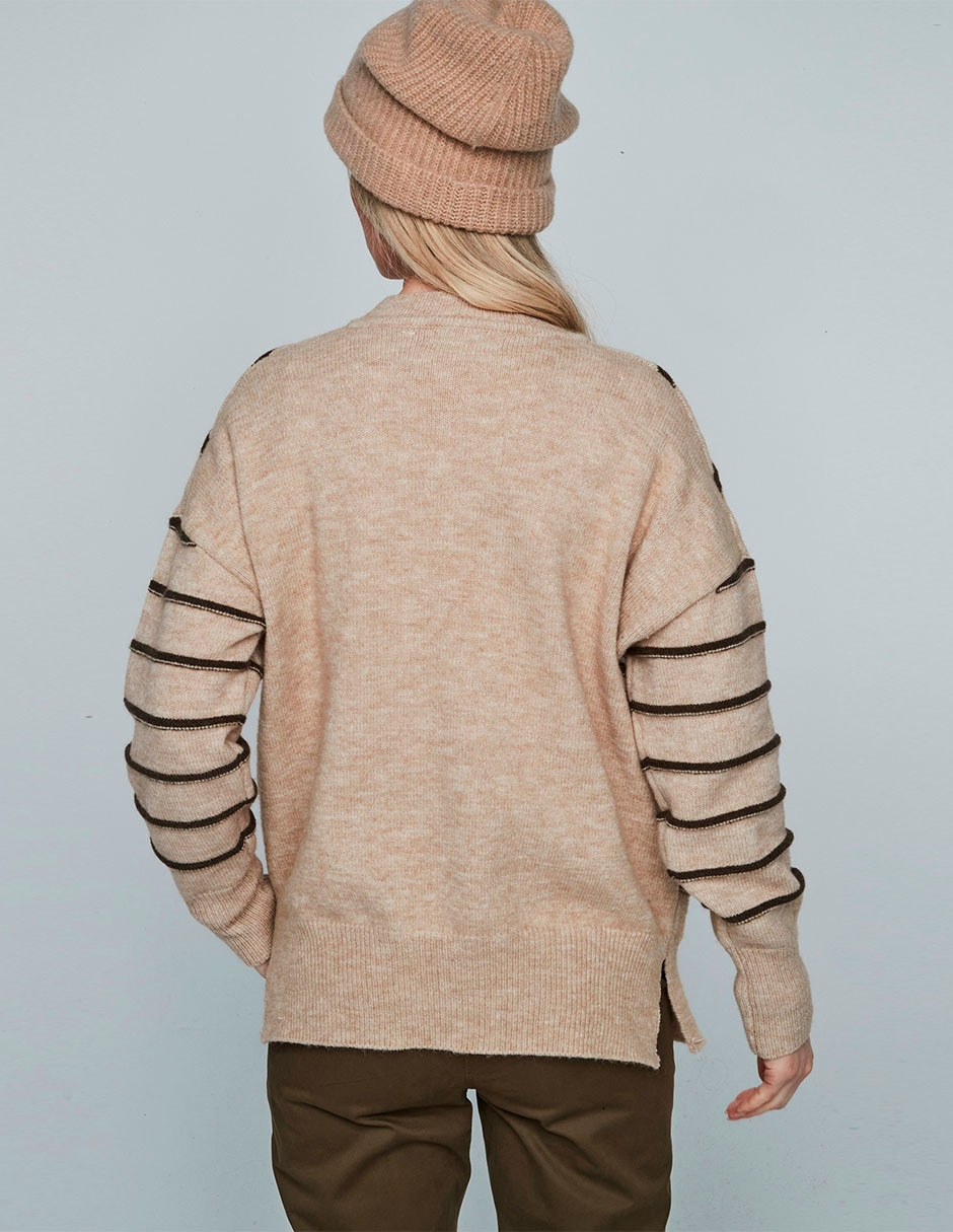 Suéter cuello redondo para mujer 6
