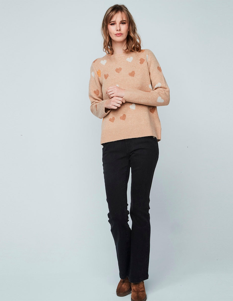 Suéter cuello redondo para mujer 6