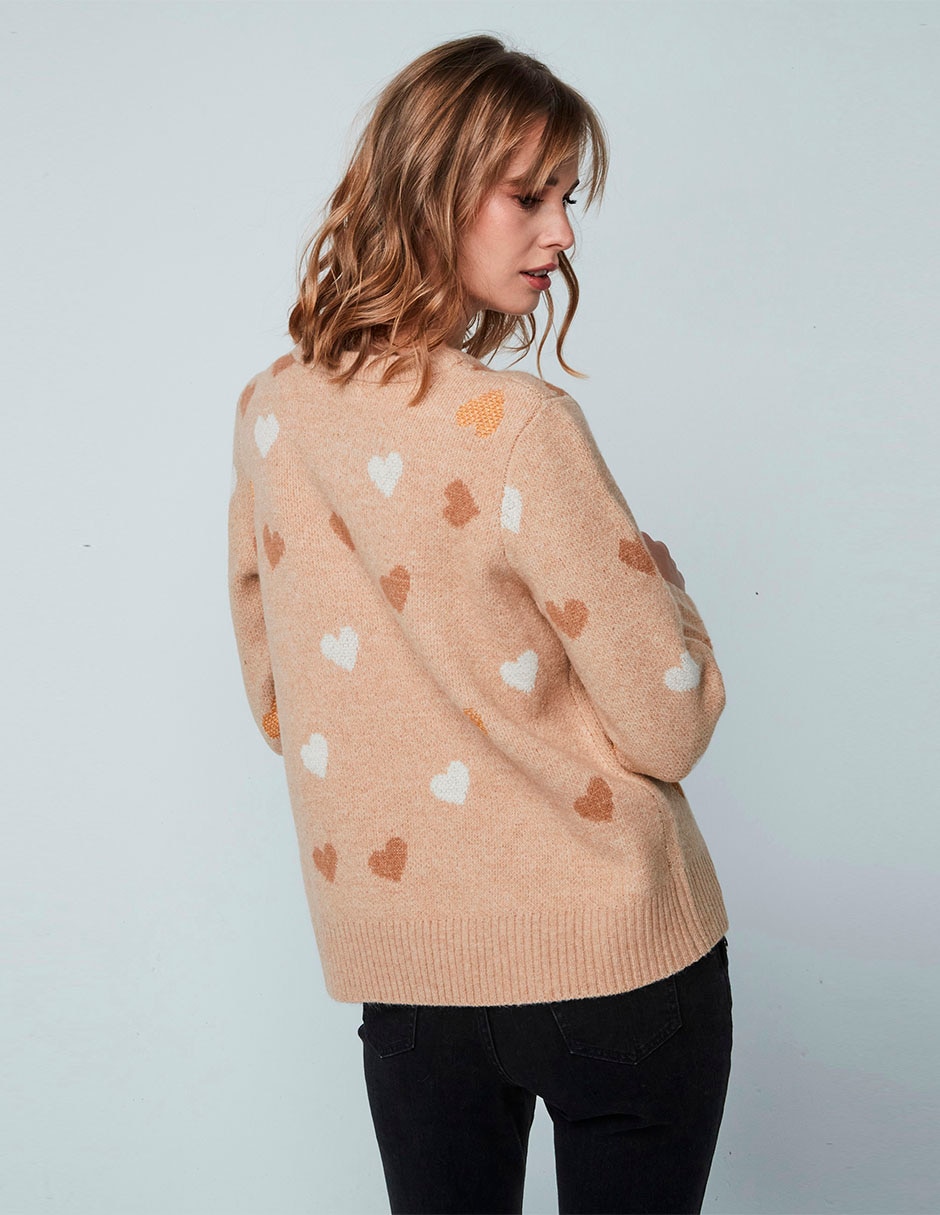 Suéter cuello redondo para mujer 7