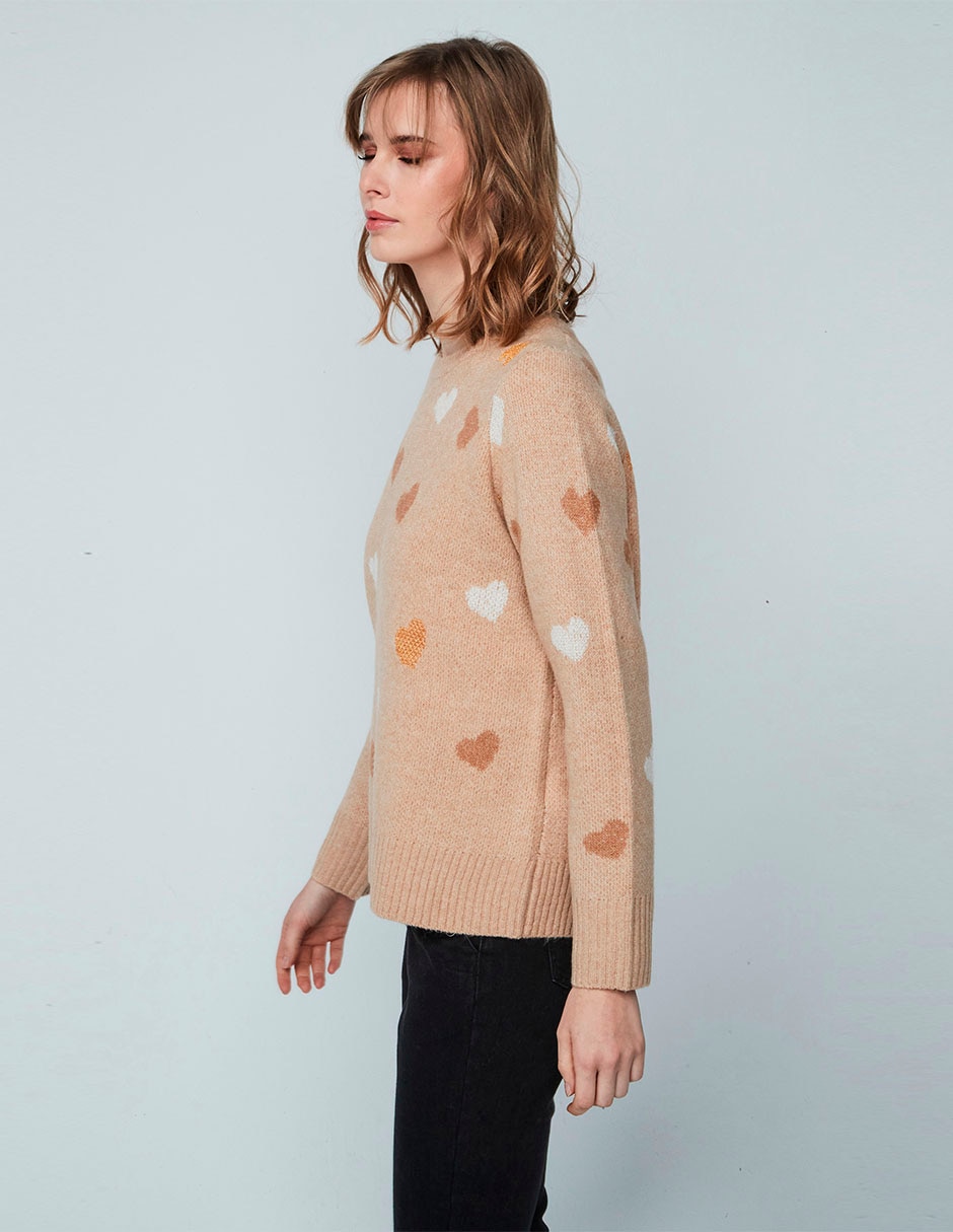 Suéter cuello redondo para mujer 8