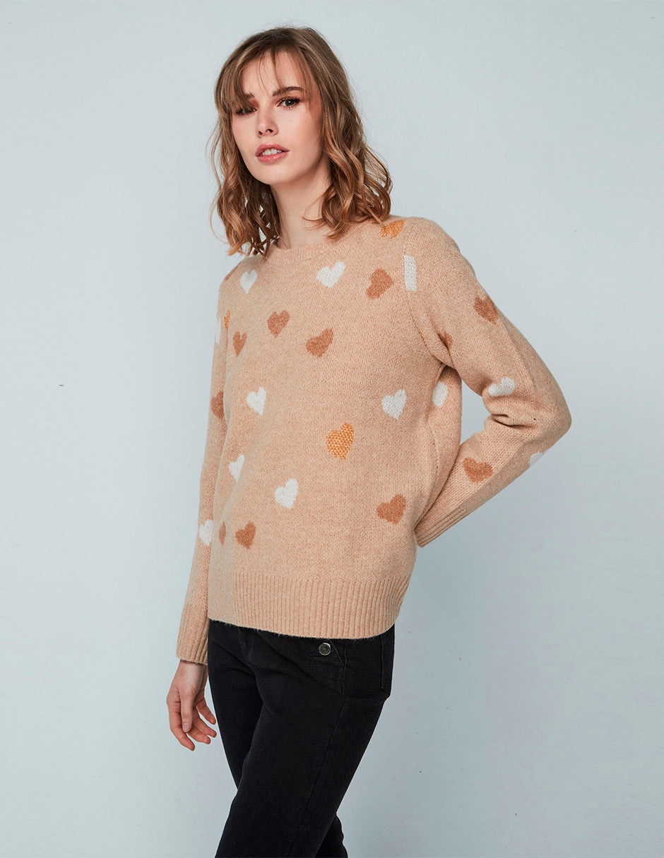 Suéter cuello redondo para mujer 9