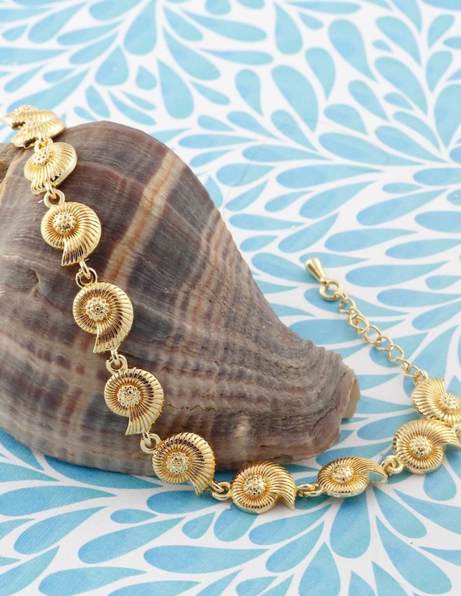 Pulsera Naiaréa acabado baño de oro 18 K 4