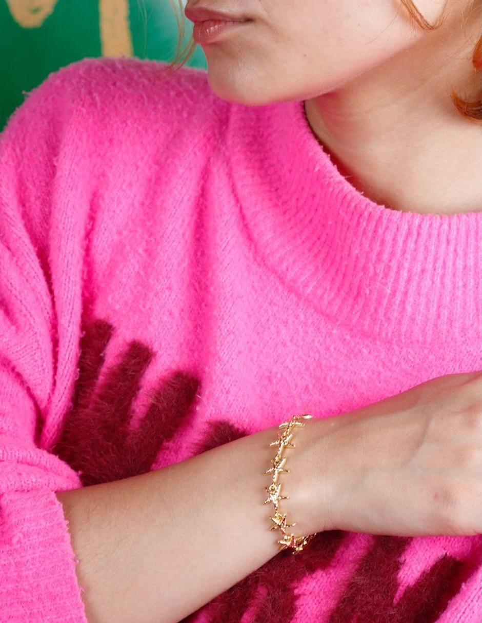 Pulsera Marelle acabado baño de oro 18 K 6