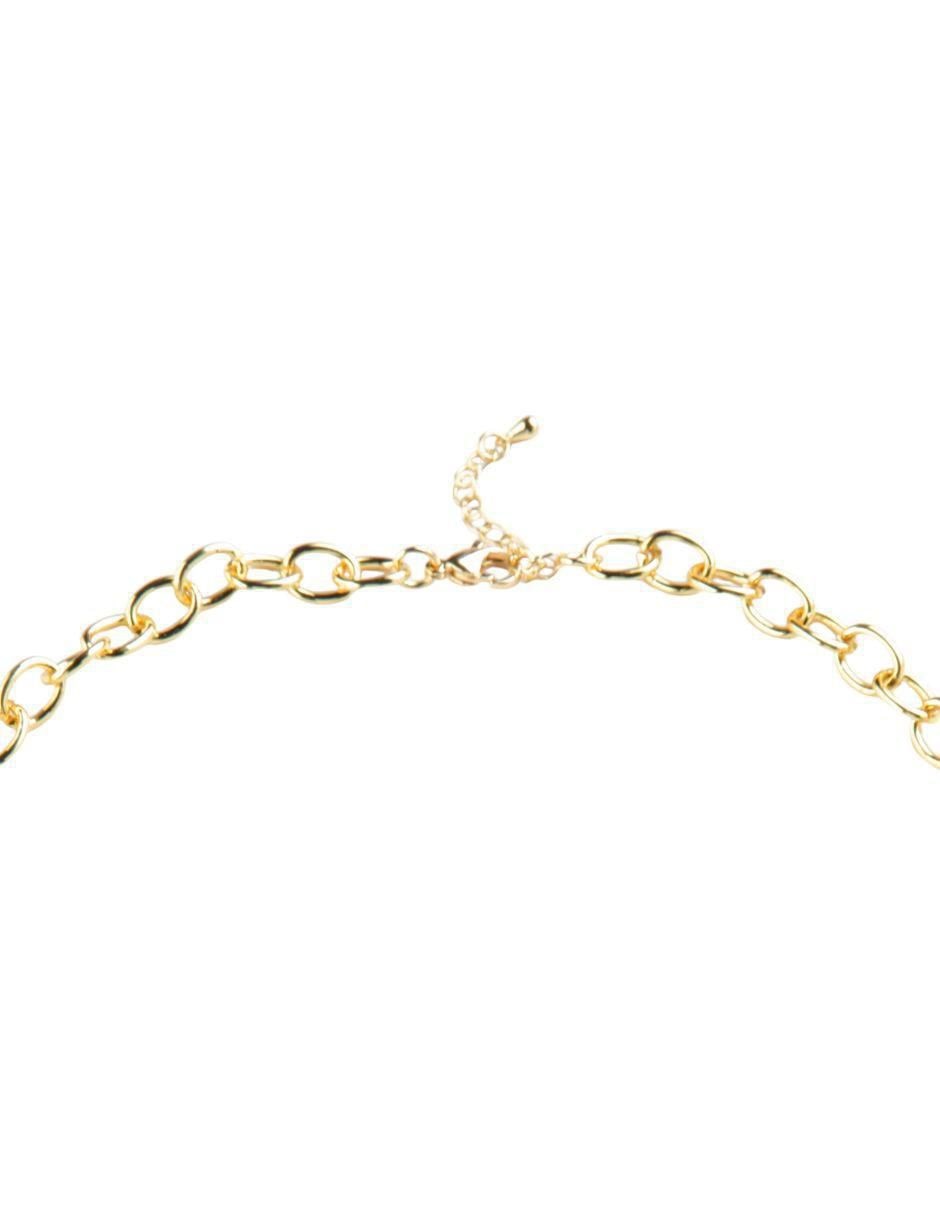 Collar cuadrada Clairéa con acabado baño de oro 18 K 3
