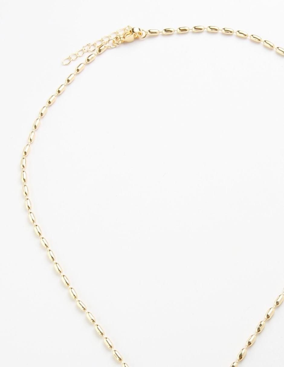 Collar Catarinelle con acabado baño de oro 18 K 2
