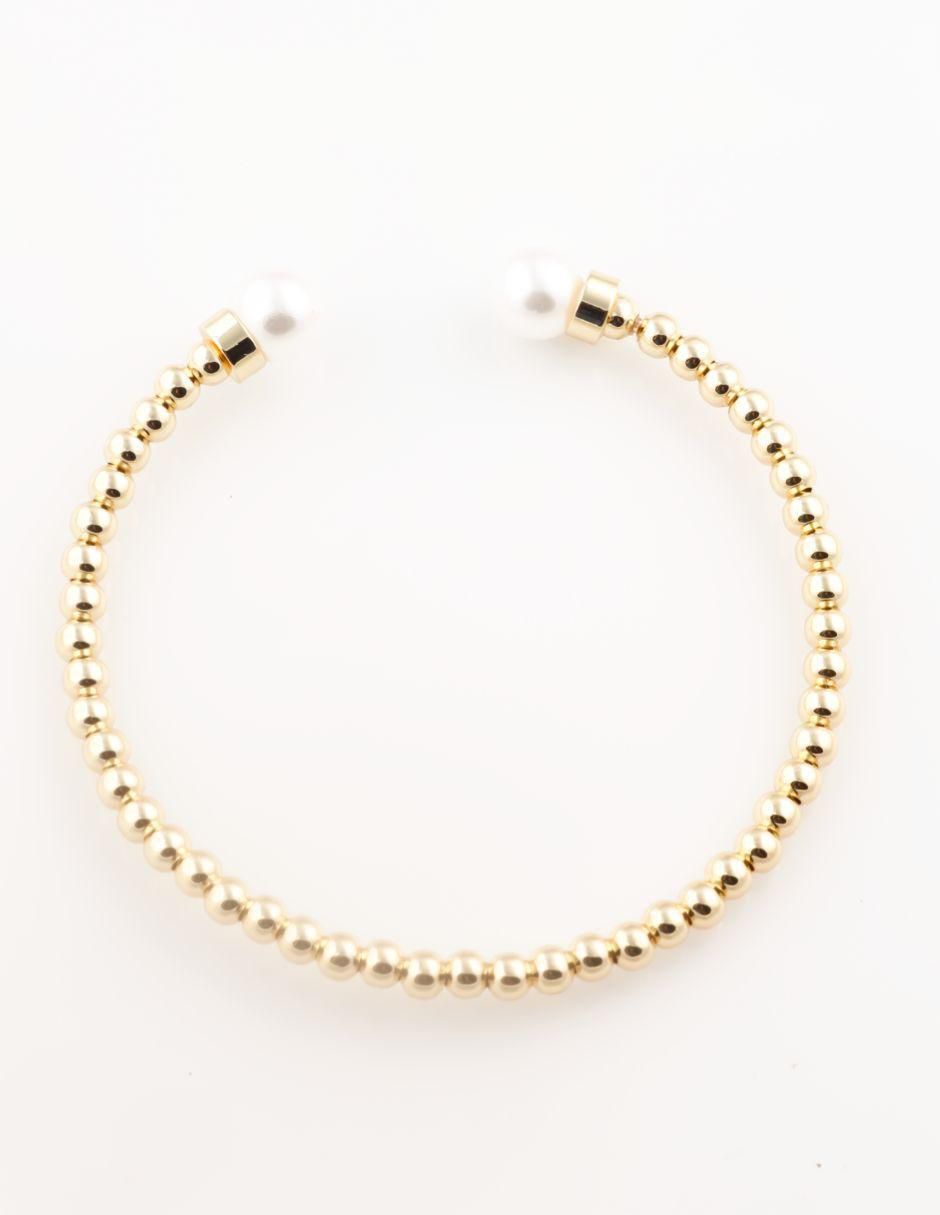 Brazalete con perla Linéale Perla acabado baño de oro 18 K 3