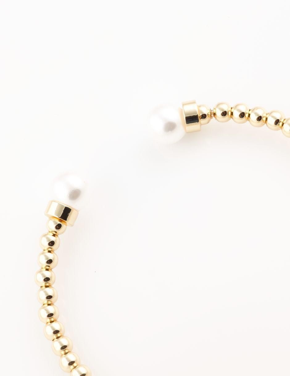 Brazalete con perla Linéale Perla acabado baño de oro 18 K 4