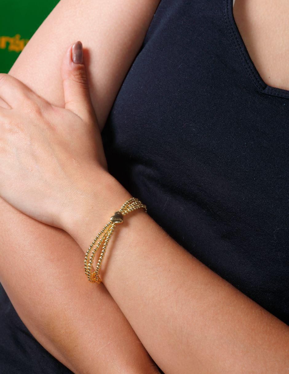 Pulsera Orlinette acabado baño de oro 18 K 4