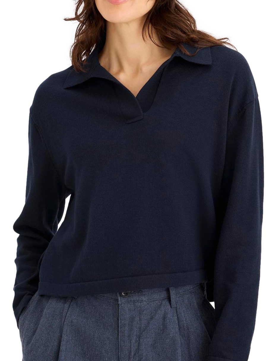 Blusa manga larga para mujer 4