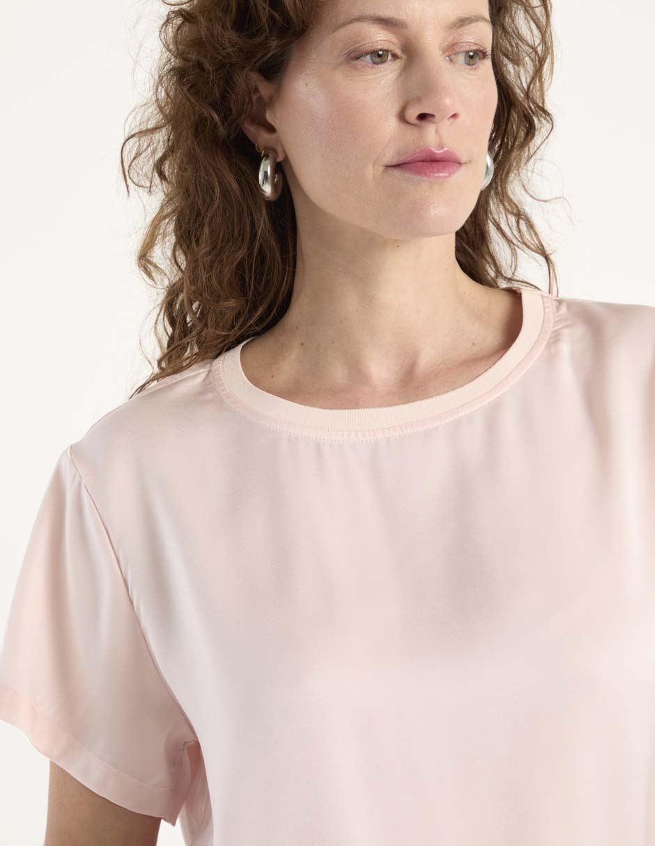 Blusa manga corta para mujer 4