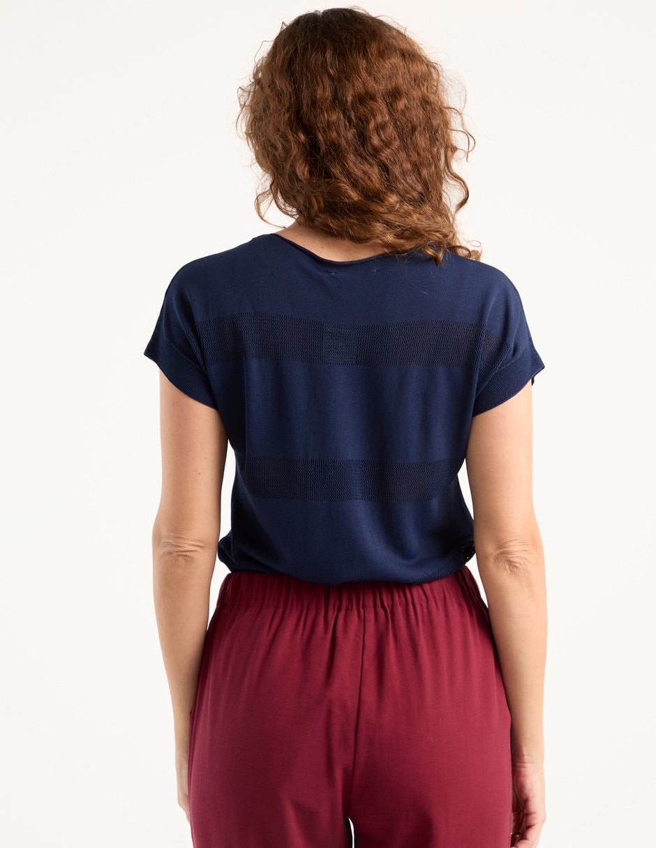 Blusa manga corta para mujer 5