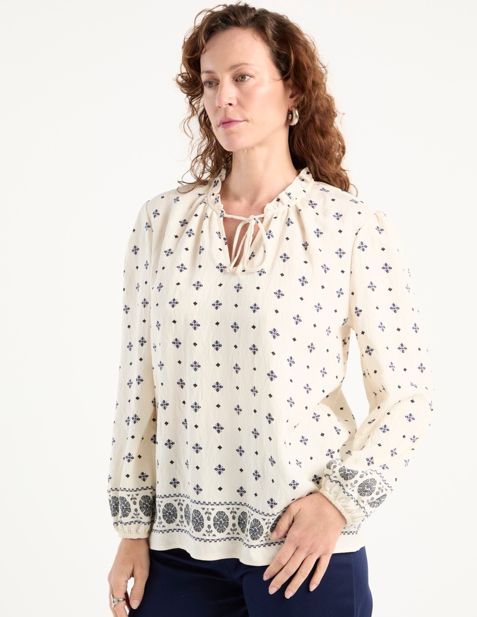 Blusa Lieb manga larga para mujer