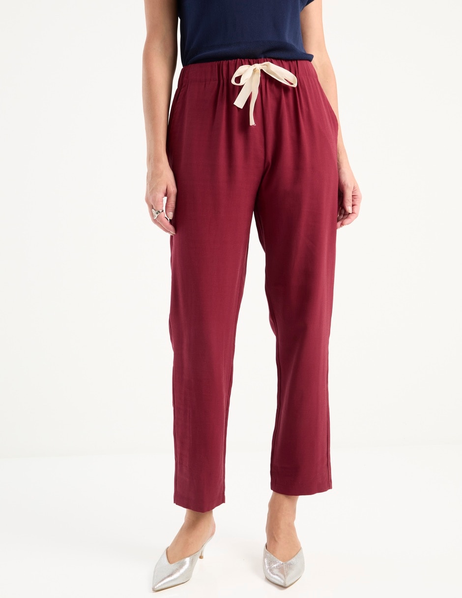 Pantalón relaxed regular para mujer 1