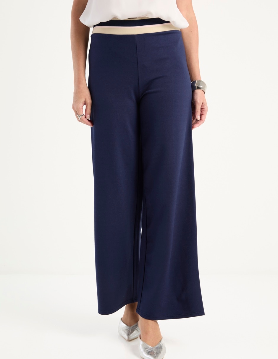 Pantalón coulotte slim para mujer 1