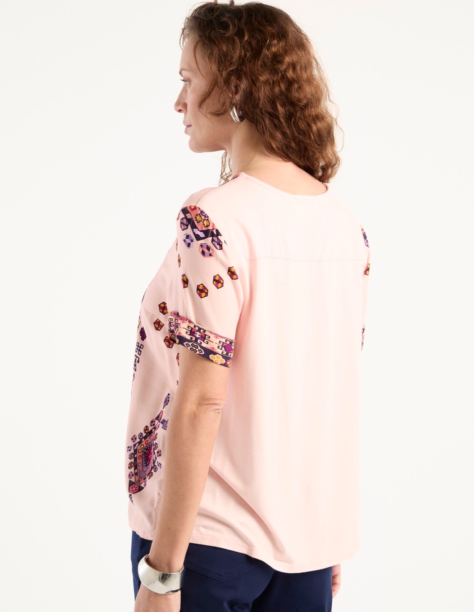 Blusa manga corta para mujer 5
