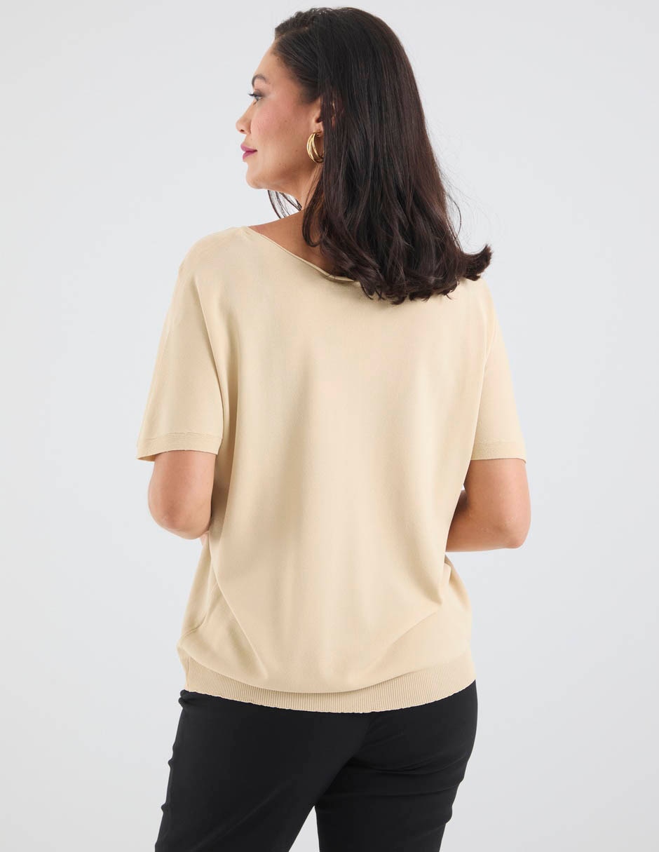 Blusa manga corta para mujer 5