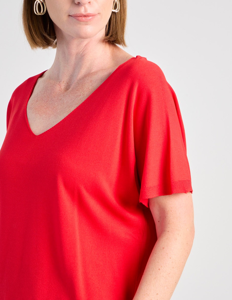 Blusa Lieb manga corta para mujer