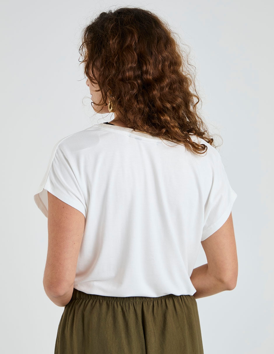 Blusa manga corta para mujer 6