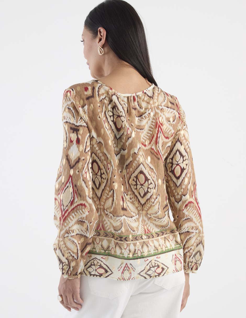 BLUSA LB2602-048 M/L CON ELEVADOR