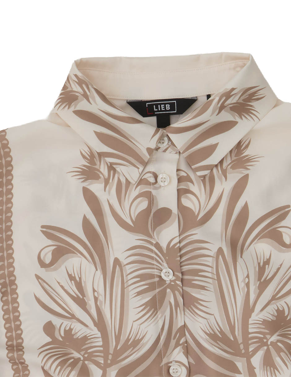 Blusa camisera manga larga para mujer 9