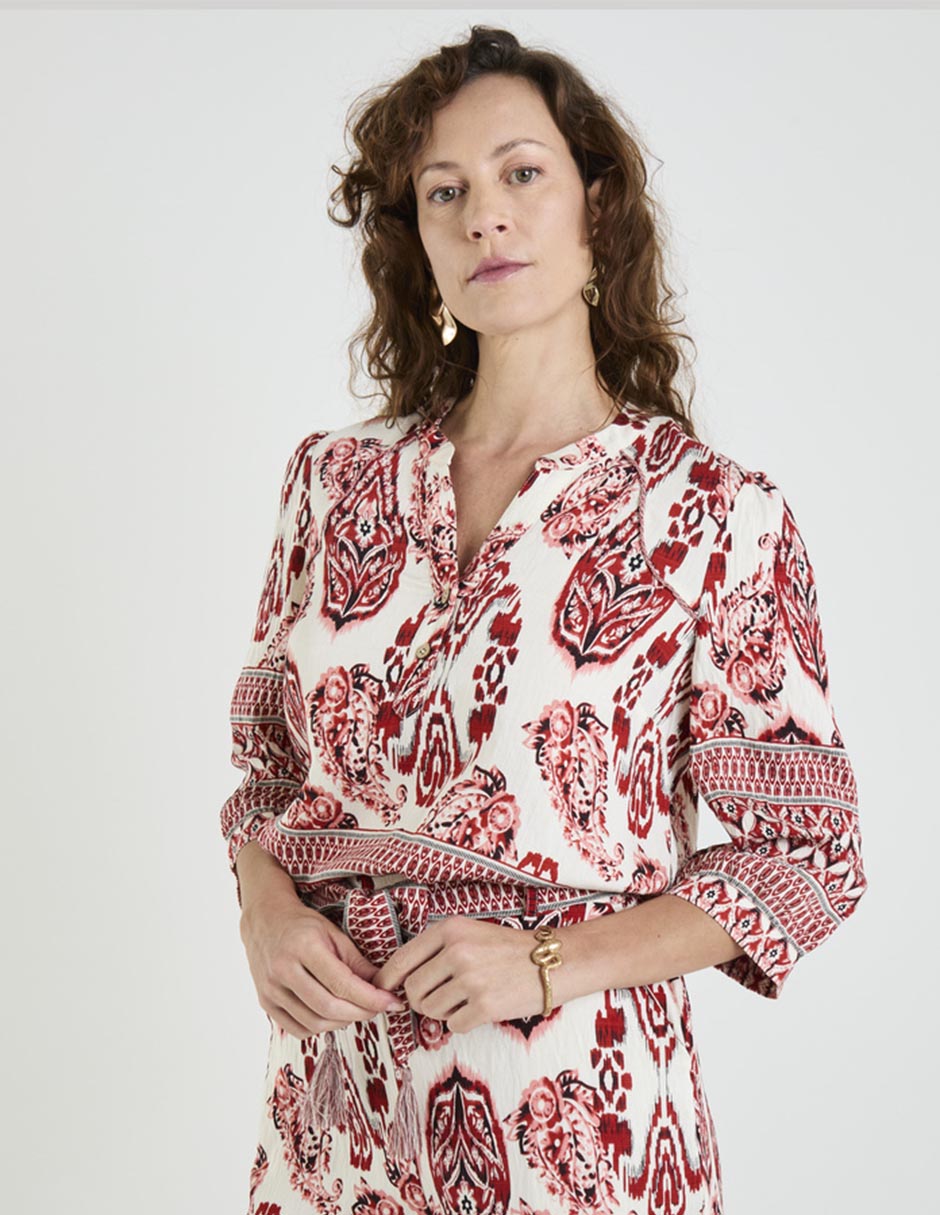 Blusa manga 3/4 para mujer 1