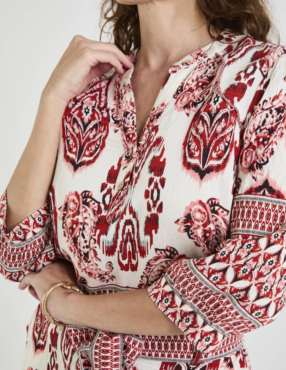 Blusa manga 3/4 para mujer 8