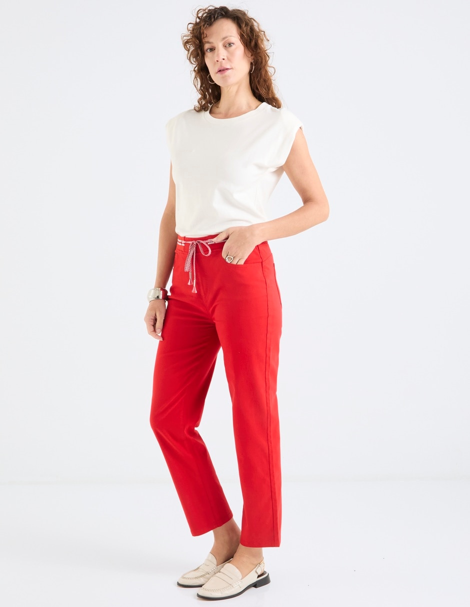Pantalón straight para mujer 6
