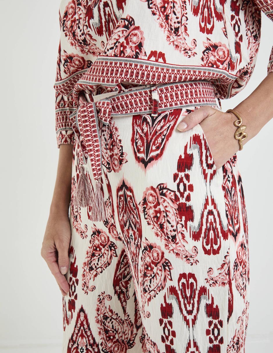 Pantalón relaxed straight para mujer 7