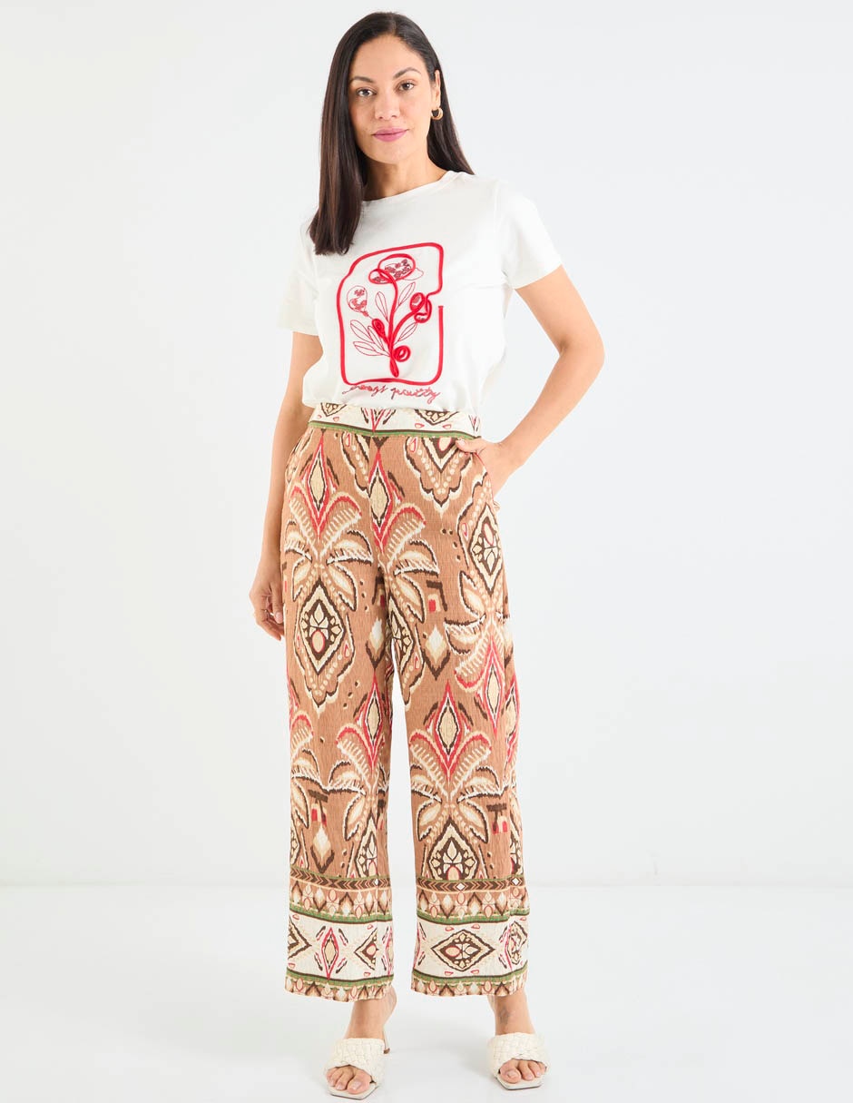 Pantalón relaxed Lieb amplio para mujer