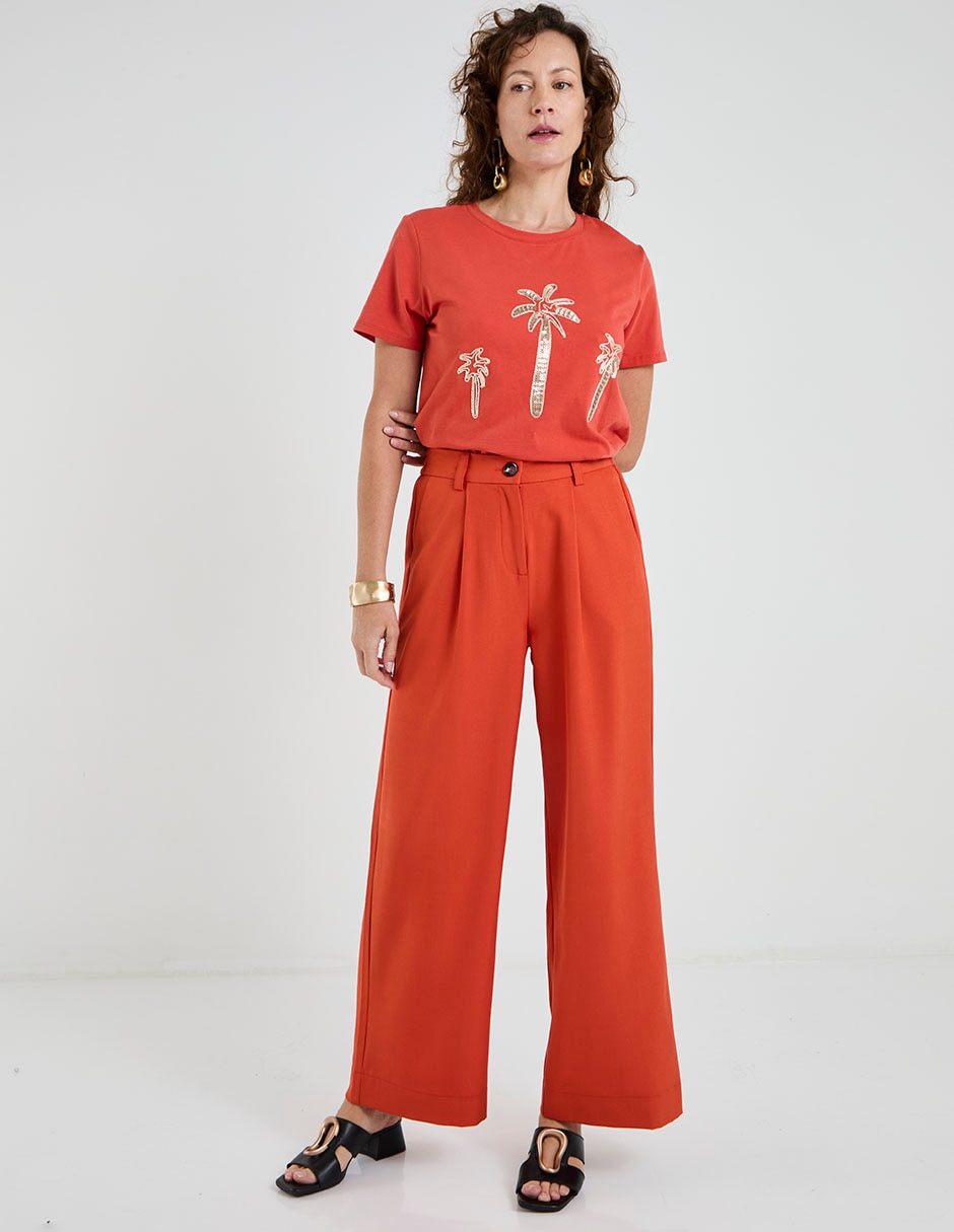 Pantalón amplio para mujer 3
