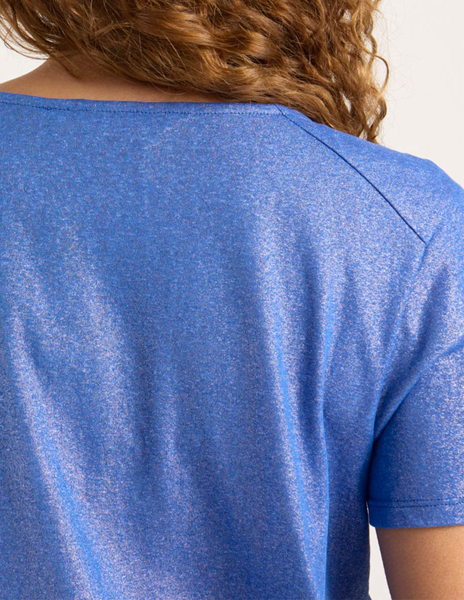 Playera manga corta cuello v mujer 5