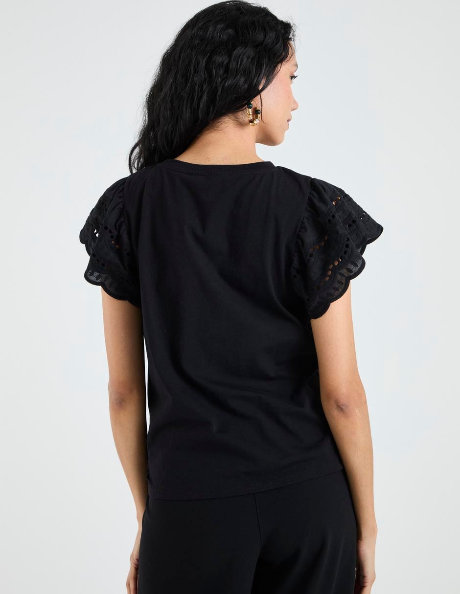 Blusa Lieb manga corta para mujer