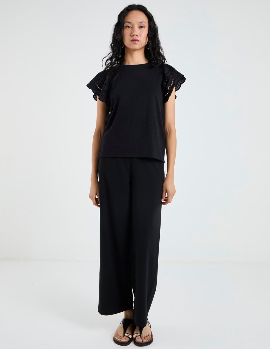 Blusa Lieb manga corta para mujer