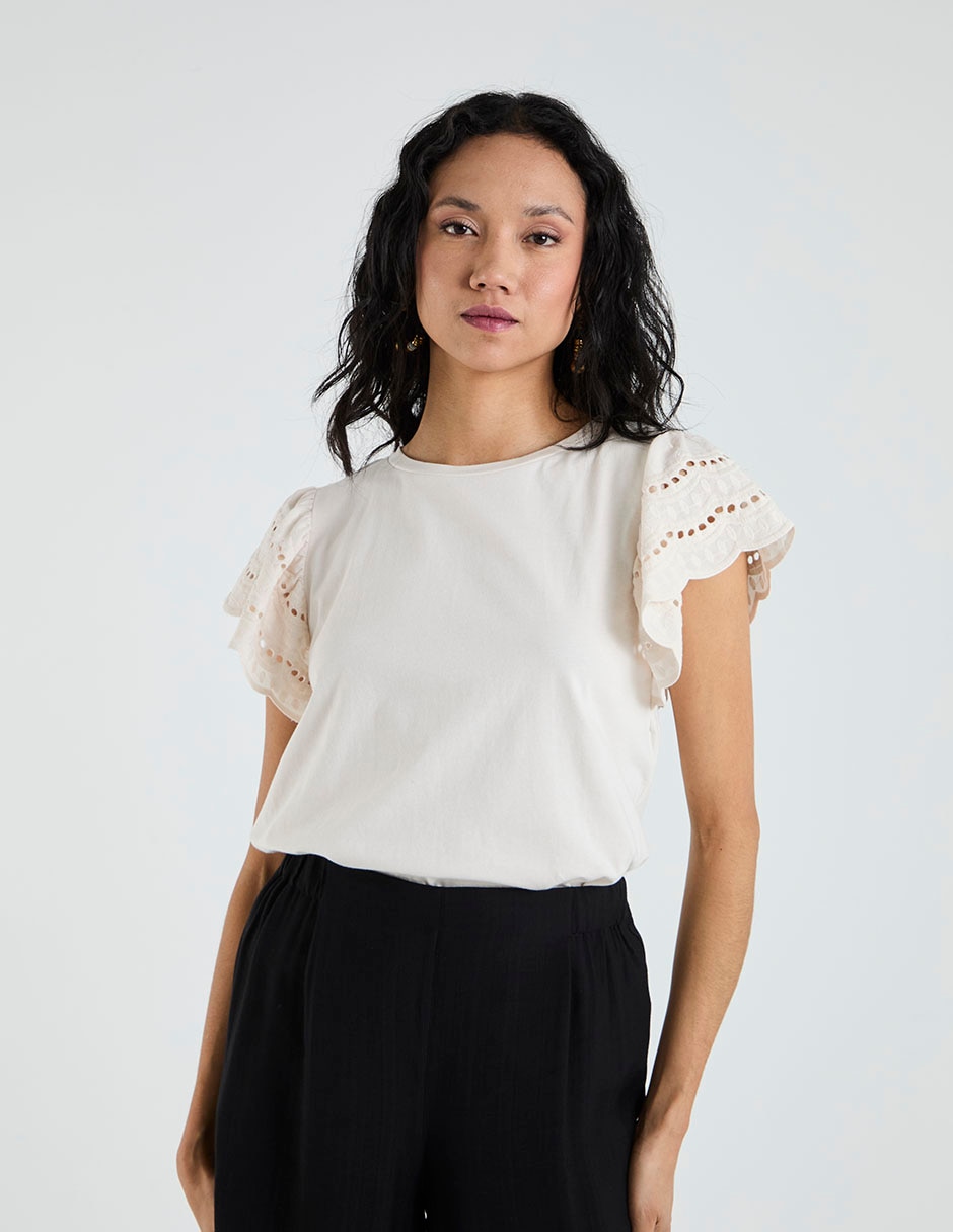 Blusa manga corta para mujer 1