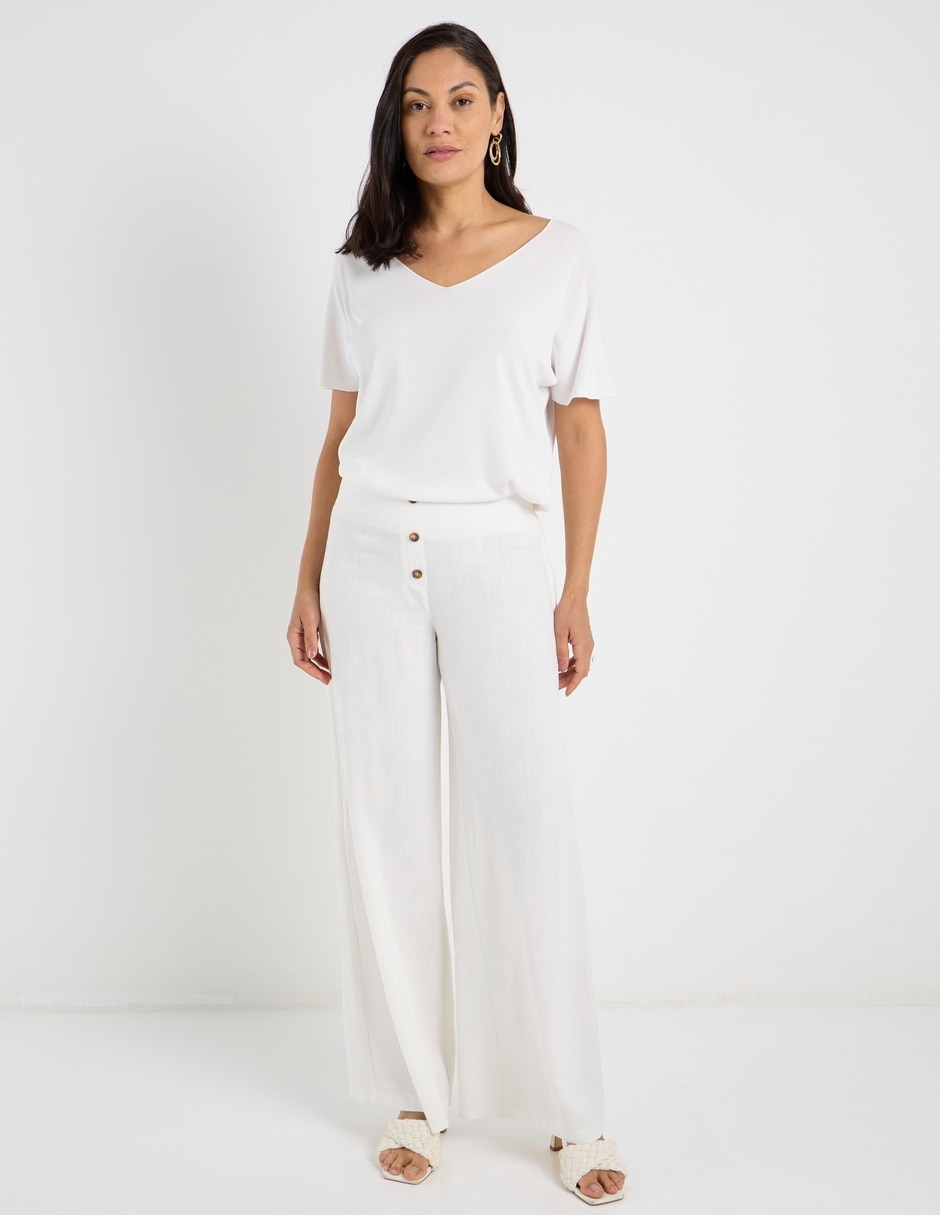 Blusa manga corta para mujer 5