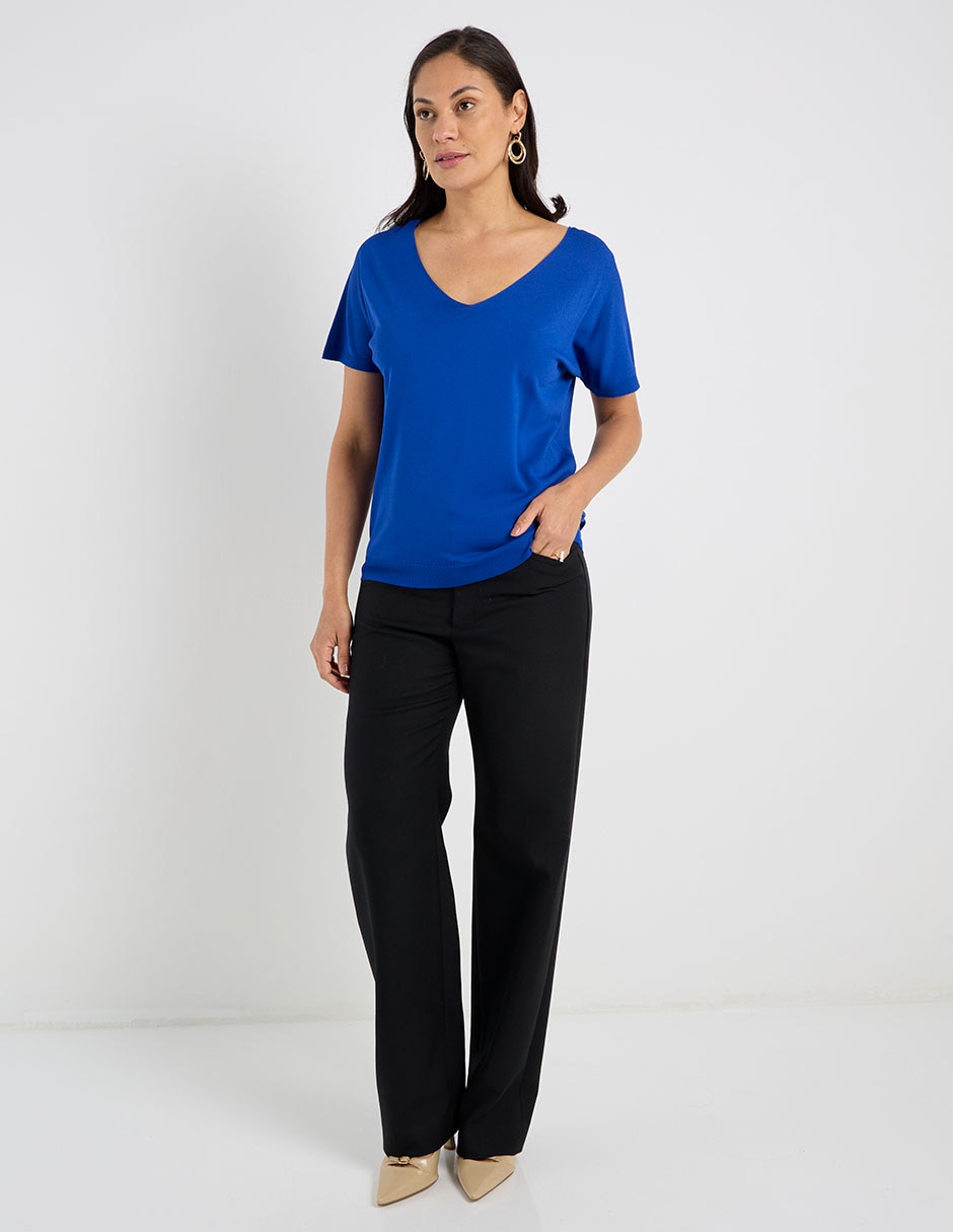 Blusa manga corta para mujer 3