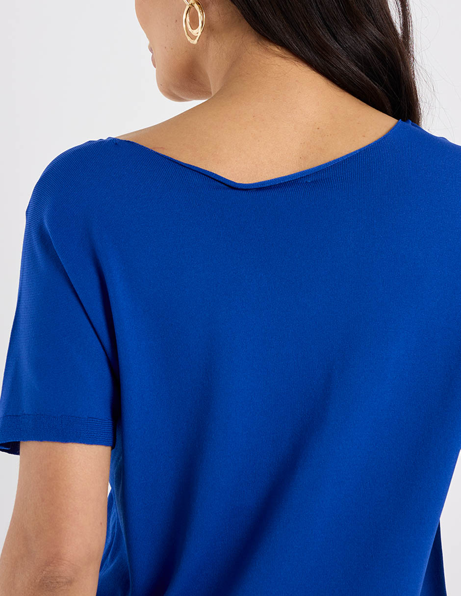 Blusa manga corta para mujer 4