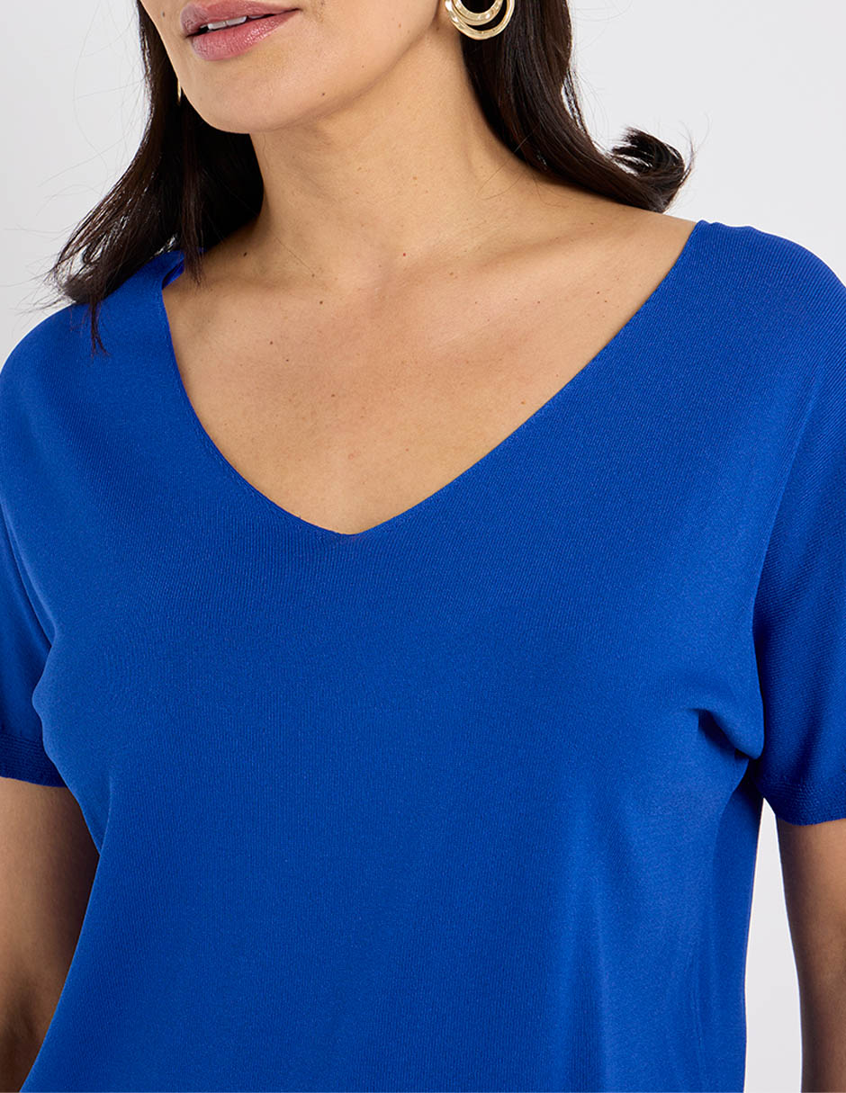 Blusa manga corta para mujer 5
